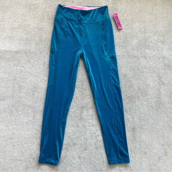 LILLY PULITZER NWT Weekender High-Rise Leggings Teal Bay Size Large UPF50 - Picture 9 of 9